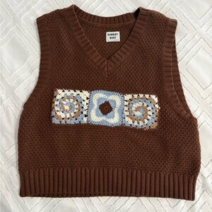 Sunday best sweater vest(size small)
